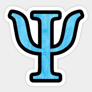 Blue Psi Sticker